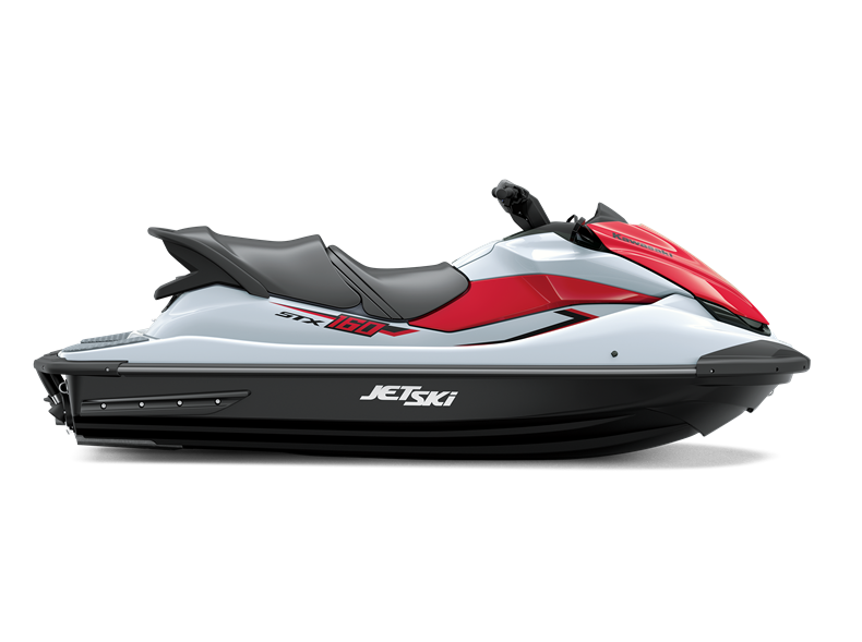 Moto de agua Kawasaki Jet Ski vista de lado